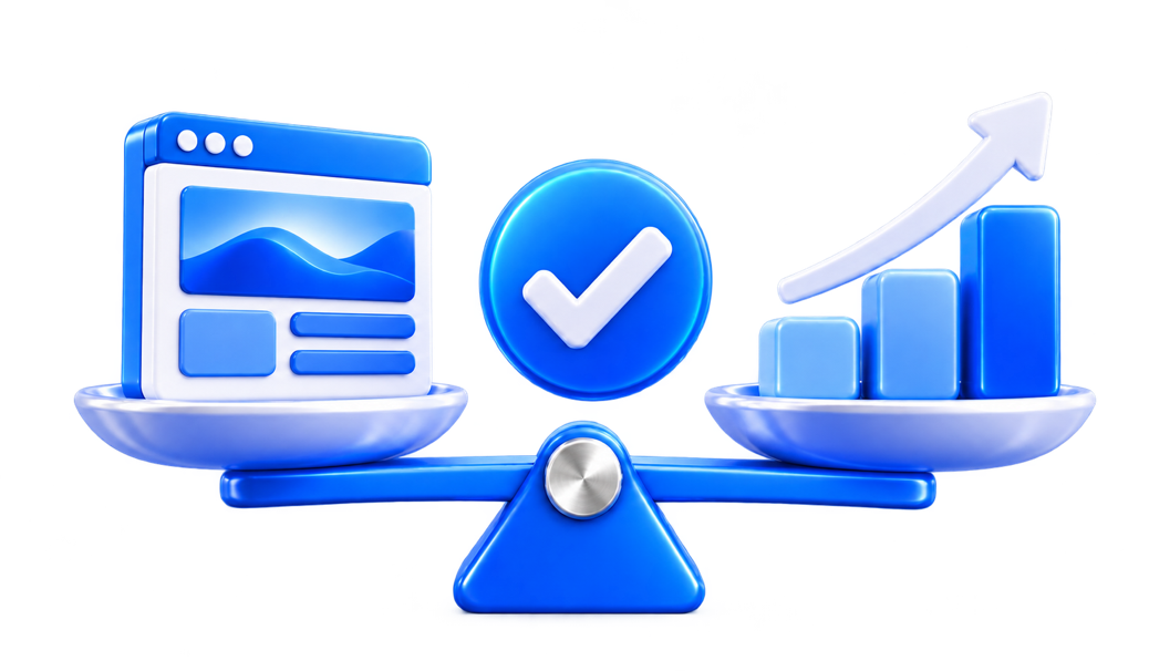 3D illustration for Webflow Review 2027: Pros, Cons, Pricing and Is It Worth It?