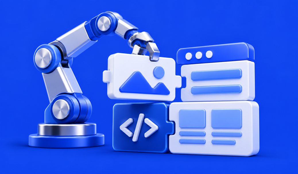 3D illustration for Webflow Development Services: Cost, Process and Deliverables