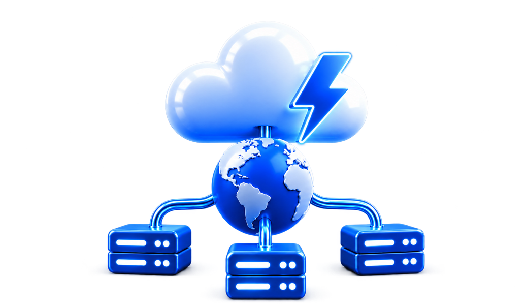 3D illustration for Webflow Hosting Explained: Speed, Security and Pricing