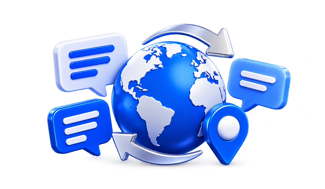 3D illustration for Webflow Localization: Cost, SEO and Best Practices