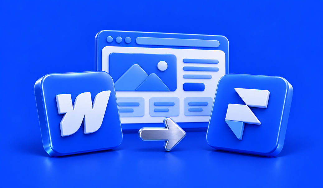 3D illustration for Webflow vs Framer: Which Is Better for B2B Websites?