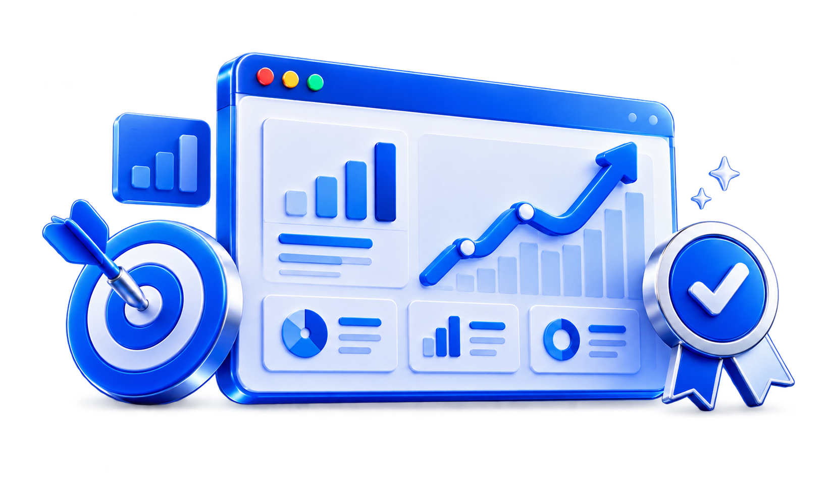 3D illustration for How to Measure Website Redesign Success