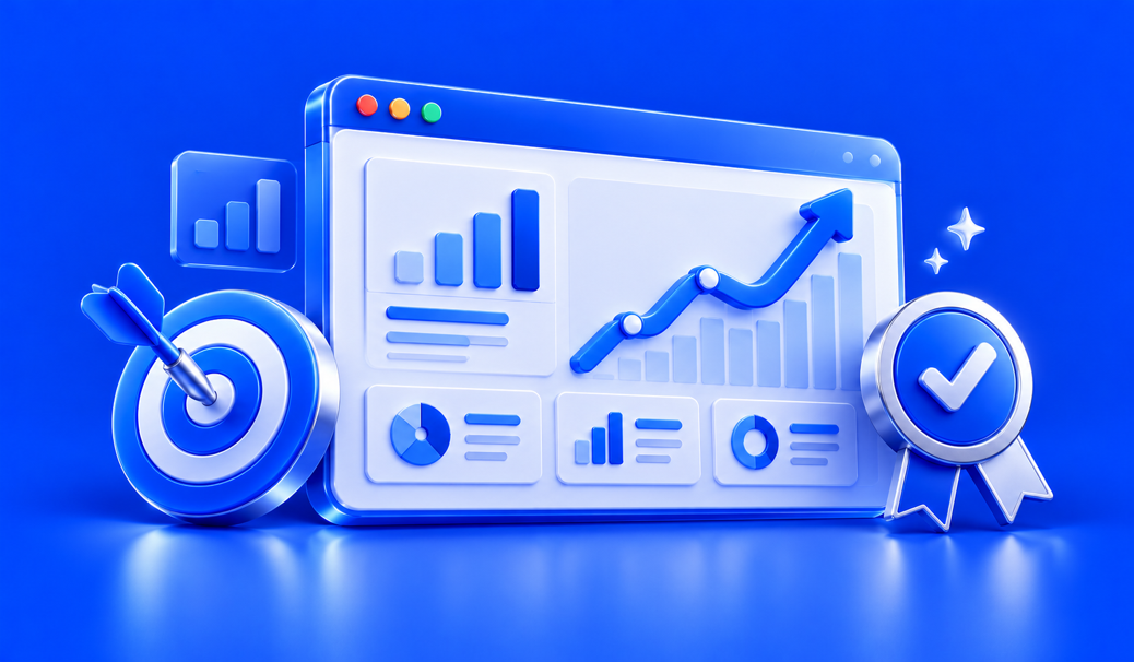 3D illustration for How to Measure Website Redesign Success